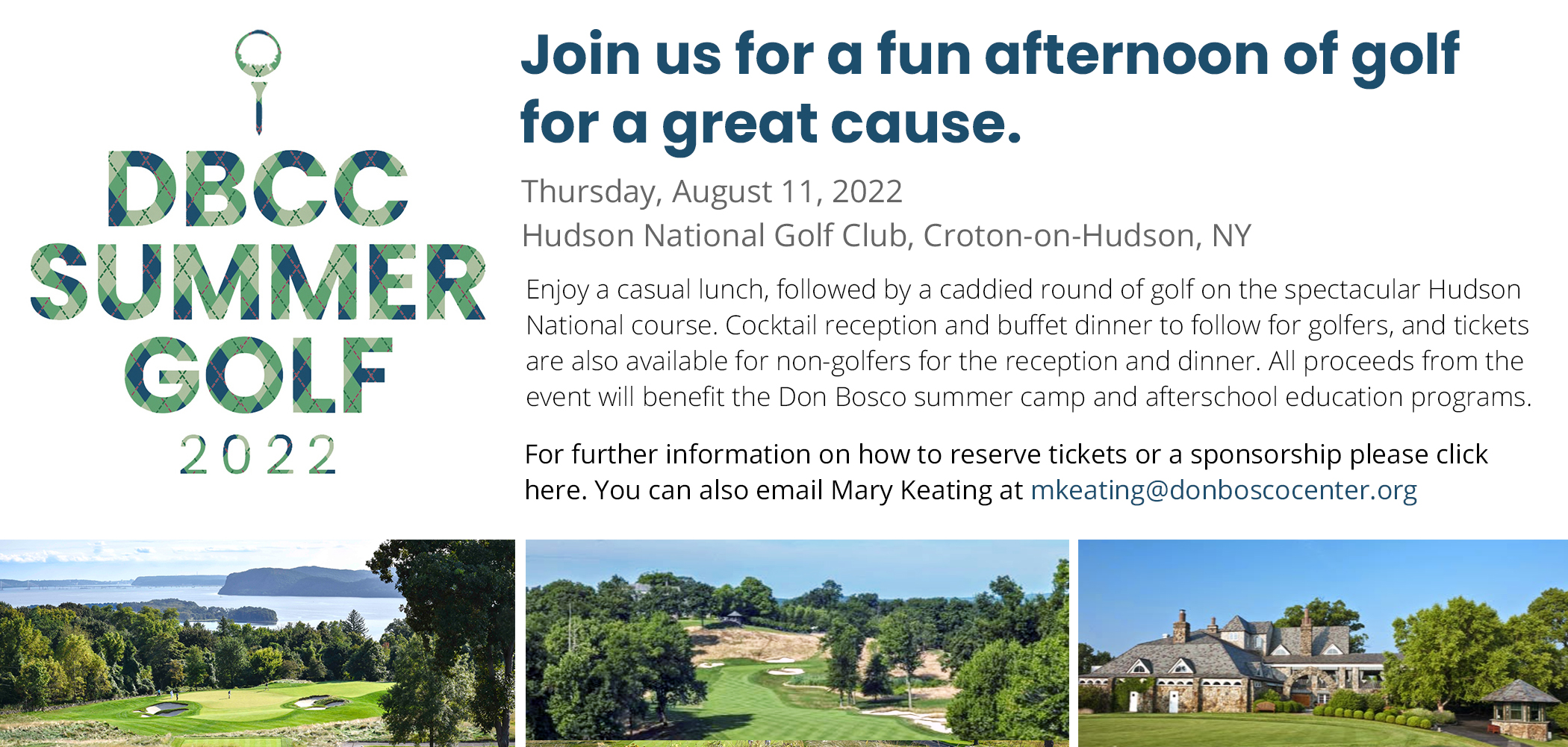 DBCC Summer Golf 2022 - Join Us!